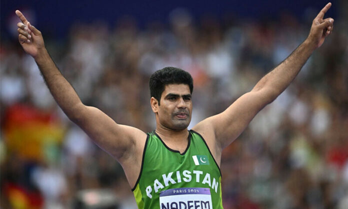 Arshad nadeem javelin throw record: Olympics 2024 final,Best throw