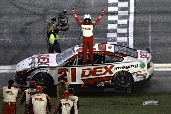 Harrison Burton won NASCAR Cup Series race at Daytona: Wife,100th win