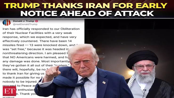 American attacks trump dishes against Iran