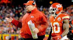 Tyreek Hill doesn't seem to be on the same page as his coach
