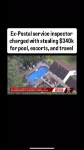 Postal inspector stealing $340K for pool investigate: Escorts,Phone number