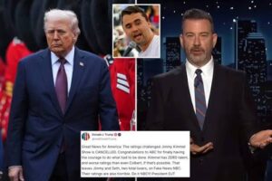 Trump Cheers Suspension of Jimmy Kimmel Calls Him Zero Talent