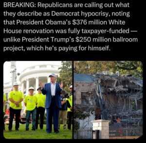 obama white house renovation Trump: cost 376 million,before and after