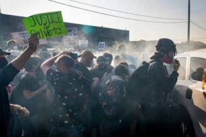 Tear Gas,Fences & Democracy: Protest Erupts at Chicago‑Area ICE Center