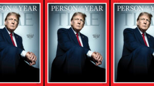 New Time magazine cover Trump: Trump 100 days,attack on Trump,Staged