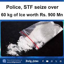 STF Big Bust Today: 60 kg ICE seized, suspect arrested in Nittambuwa