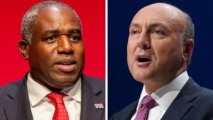 Andrew Griffith Sparks PMQs Clash: Tories vs Lammy, Commons Roars