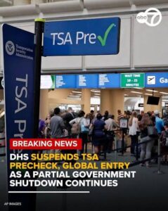 Government Shutdown Crisis : TSA PreCheck Suspended, DHS Strain, Budget Impasse