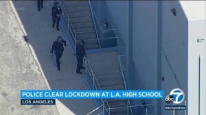 Crest High School : active shooter scare, campus lockdown, police clear threat
