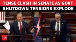 Chuck Schumer : shutdown warning, Senate clash, US politics heat