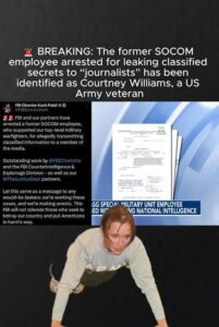 Courtney Williams Arrest: Classified Leak, FBI Case, Espionage Charge, Security Breach