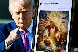 Trump Image Row: AI Jesus Post, Backlash Surge, Viral Debate, Controversy