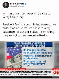 Trump Banking Order: Immigration Status Crackdown, Financial Access Battle