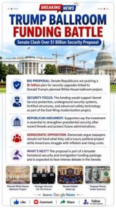 Ballroom Funding Clash: Budget Battle, Political Pressure, America Reacts