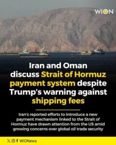 Strait Of Hormuz Alert: Oil Supply Tensions, Global Security Pressure, World Reacts