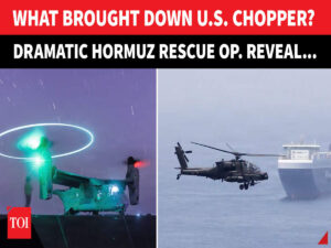 Apache Helicopter Down Near Hormuz: Crew Rescued In Dramatic Military Operation