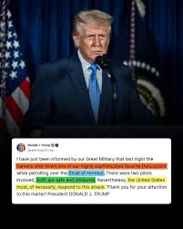 Hormuz Crisis: Trump Says Iran Shot Down U.S. Apache Helicopter, We Must Respond
