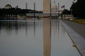 Crime Scene Locked Down: Reflecting Pool Sealed Off Following Alleged Razor Attack