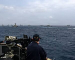US Historic First on Iran Coast