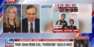 WHEELS FALLING OFF: Turley Exposes Ilhan Omar Inquiry as Federal Investigation Intensifies