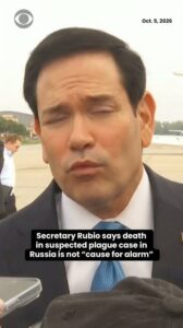 US Closely Monitors Suspected Plague Death in Russia as Rubio Demands Answers