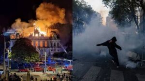 France Violent Protests: Hundreds Arrested as Historic Buildings Burn and Looters Target Cities Amid Mass Unrest